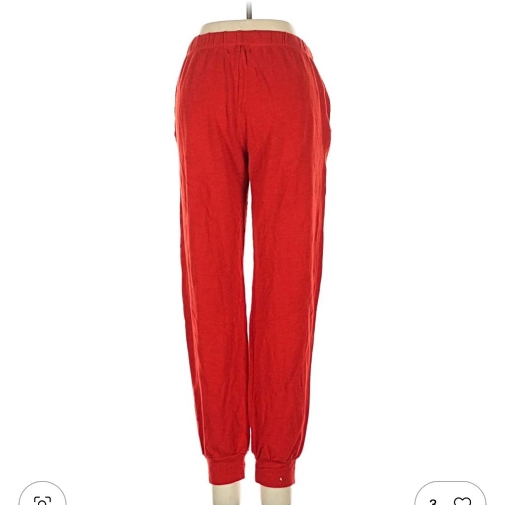 Monrow xs Red Jogger Pants